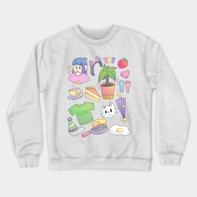 Cute Stuff Crewneck Sweatshirt by Hm